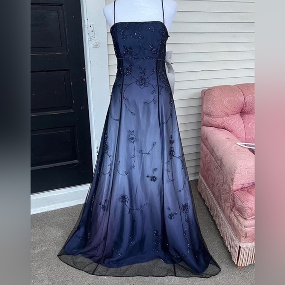 Blondie Nites Navy Blue Velvet Mini Dress Blondie Nites Corset